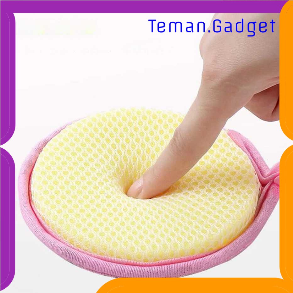 TG - DPR Golden Star Spons Cuci Piring Double Sides Cleaning Sponge 3PCS - XY-0186