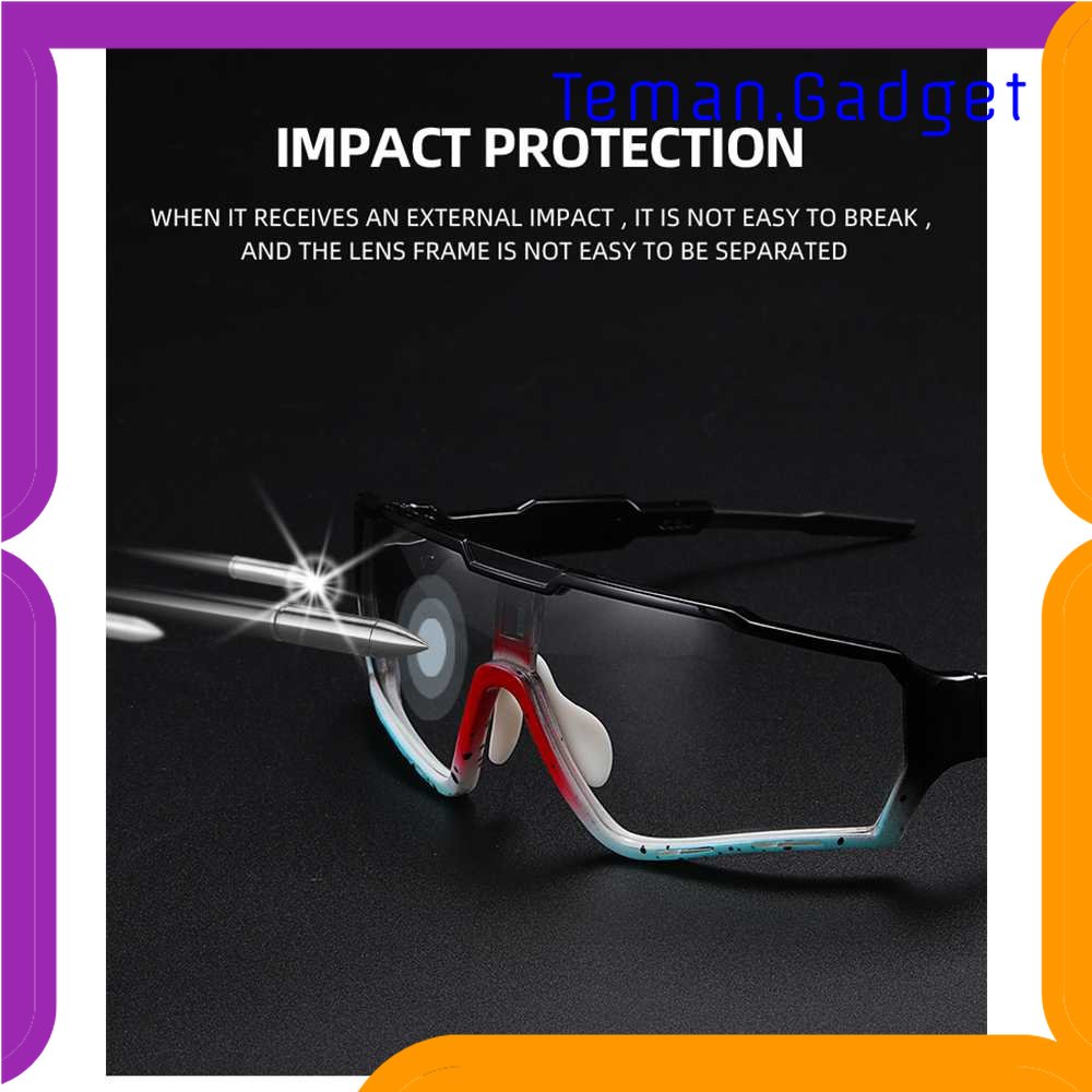 TG - OLR ELAX Kacamata Sepeda Lensa Photochromic Sport Sunglassses Full Frame - AP1