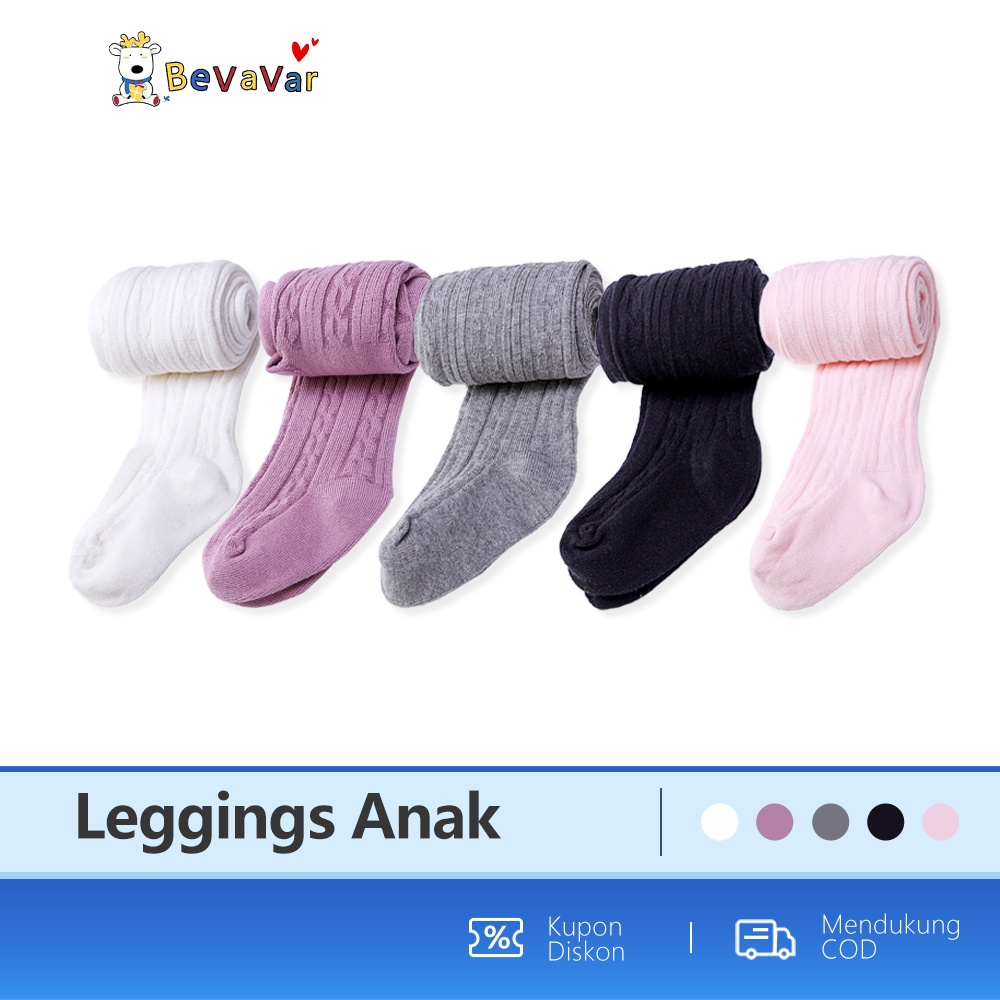 BEVAVAR Celana Legging Bayi Polos 0-12bulan celana leging anak bayi perempuan