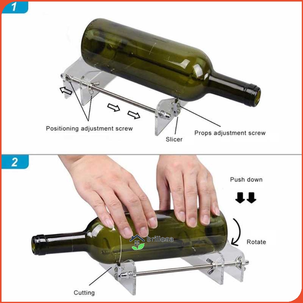 Lastools Pemotong Botol Kaca Glass Bottle Cutter DIY Tool - WD19