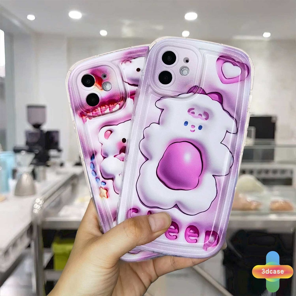 Case HP Samsung A12 A22 A32 A14 A13 A52 A03 A04 A04S A23 A03S A50 A02S A20 A50S A30S A52S A30 M12 M22 M32 A125 A14 LTE A13 Lie A037F F12 M04 M10S M02S A025 A205 A305 F02S Y22S Y20I Y12S Y17 Y15 Y15S Cute Sheep Camera Lens Protection Soap Case