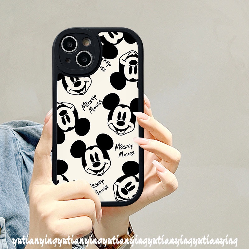 Cute Cartoon Couple Shockporoof Casing For Infinix Hot 11 10 9 Play Hot 10 Lite Hot 10s 10T 11s Infinix Smart 6 5 Note 8 Soft Tpu Fashion Disney Mickey Mouse Phone Cover