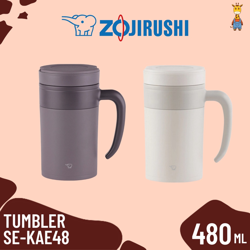 Zojirushi Vacuum Tumbler W/Handle SE-KAE48 - Vacuum Mug Gelas Minum