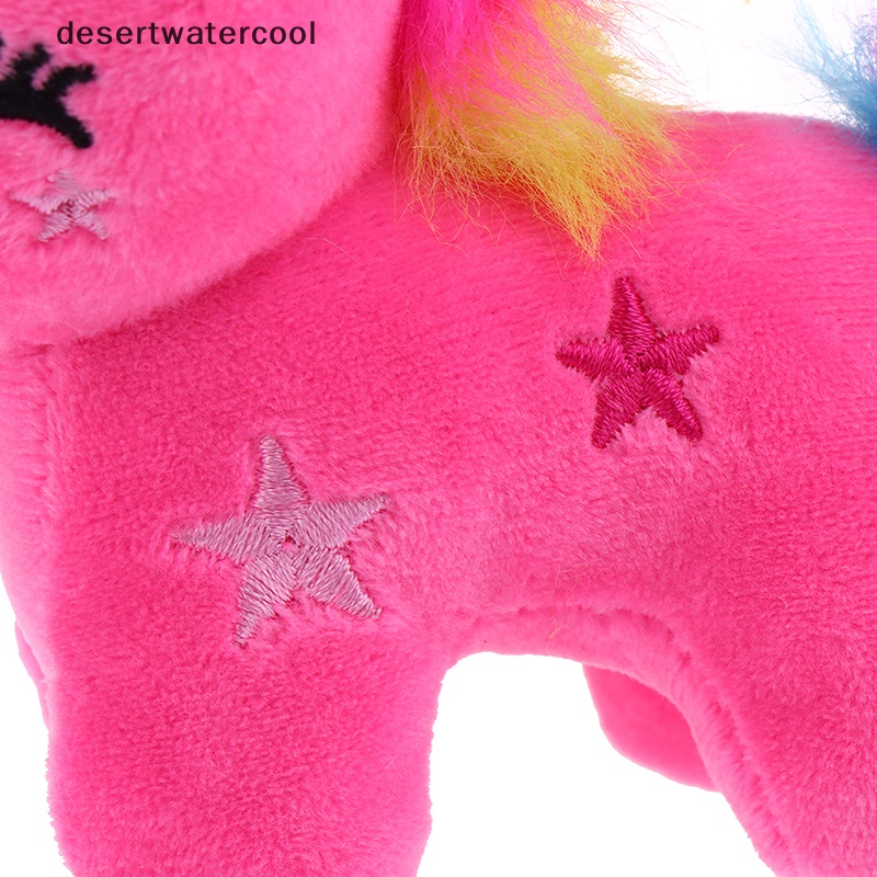 Deid Kartun Unicorn Lembut Mewah Boneka Mainan Gantungan Kunci Liontin Tas Dekorasi Anak Hadiah Martijn