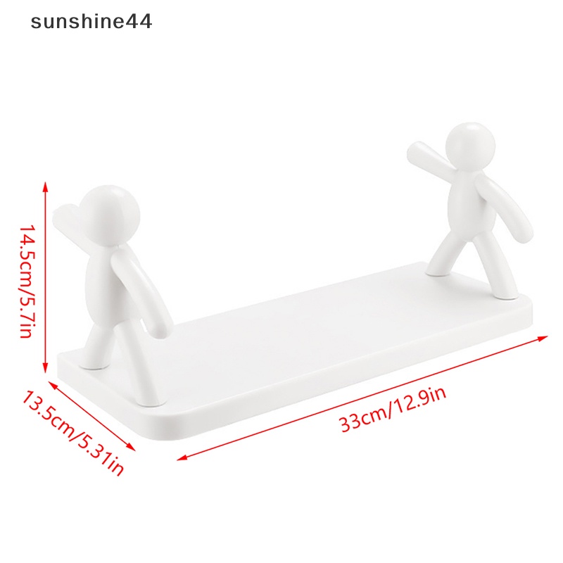 Sunshine Rumah Tangga Sederhana Bebas Pukulan Hiasan Dinding -Rak Penyimpanan Pagar Pembatas Berbentuk ID