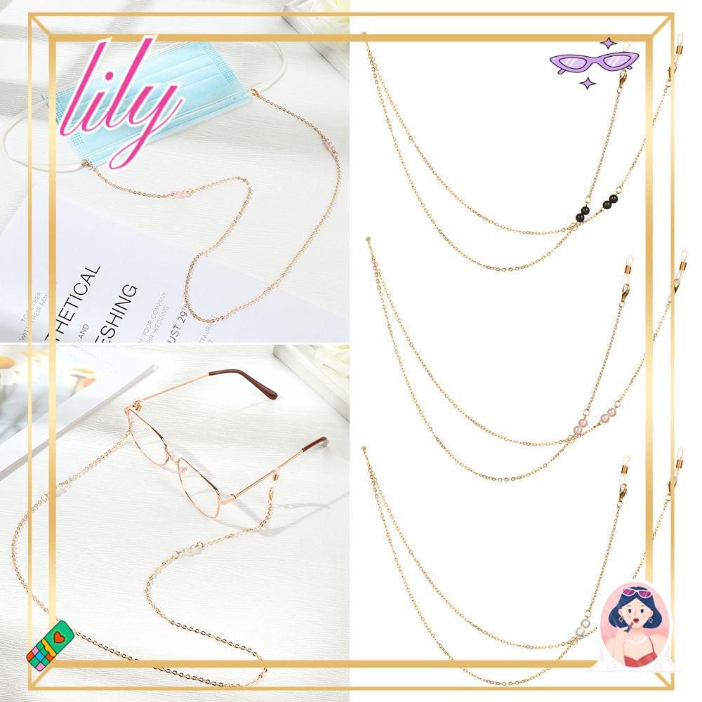 Lily Rantai Kacamata Fashion Anti Hilang Penahan Kacamata Cord Holder