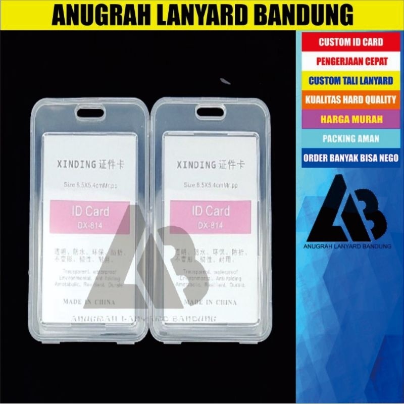 

Promo FRAME BOX / card holder transparan box tutup / casing idcard / frame kartu id card yang berkualitas