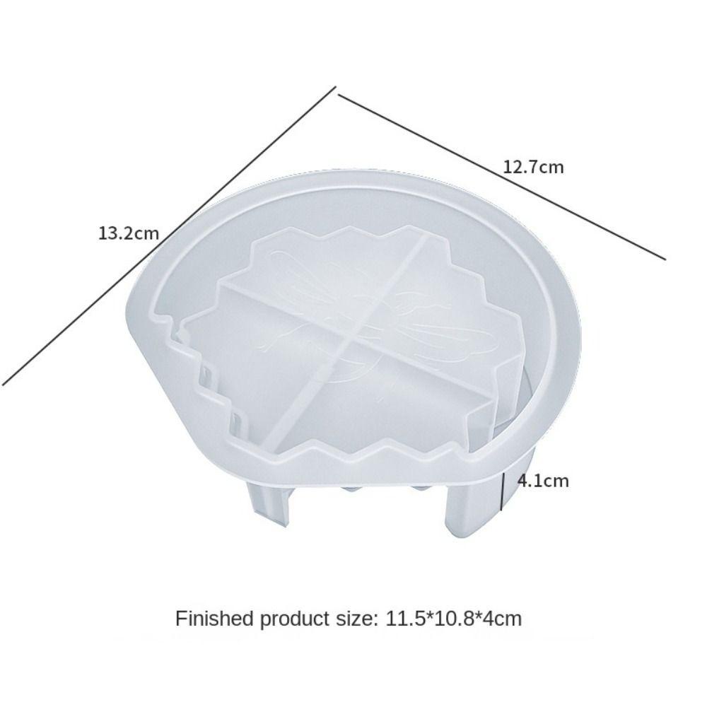 TOP Honeycomb Cup Coaster Casting Table Coaster Penyimpanan Cetakan Silikon DIY Craft