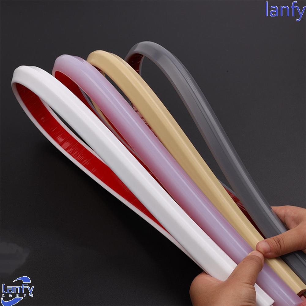 Lanfy Strip Penyegel Pintu Kamar Mandi Bahan Silikon Panjang 50 / 100cm