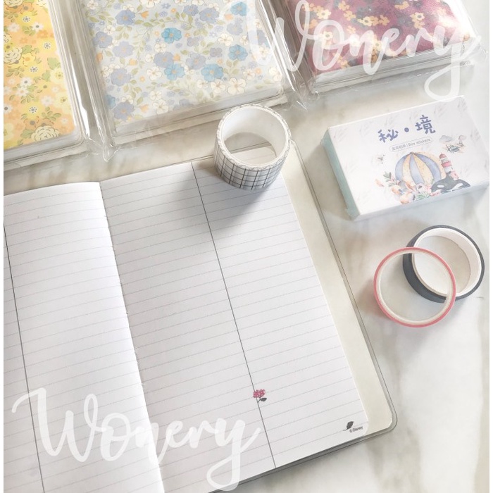 

Buku planner weekly, monthly, notes, bookmark complete package
