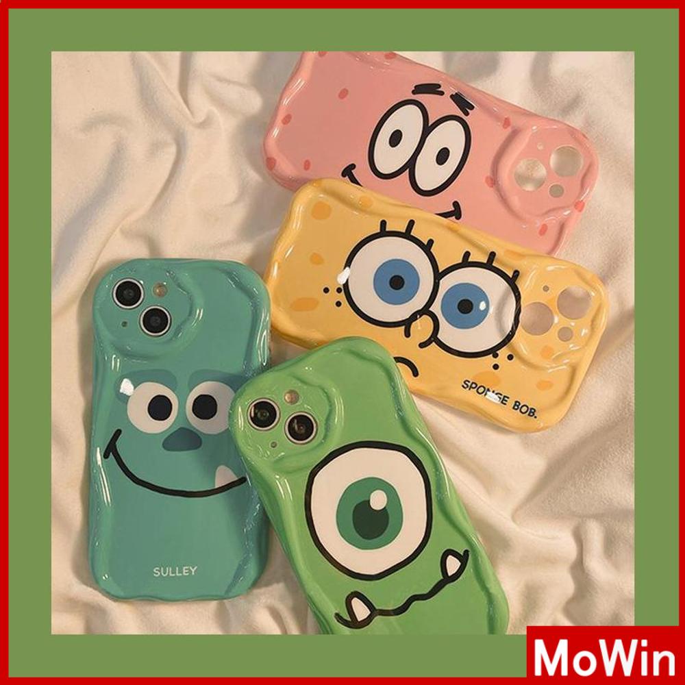 For iPhone 14 Pro Max iPhone Case 3D Curved Edge Wave Clear Case TPU Airbag Shockproof Camera Cover Cute Cartoon Compatible For iPhone 13 Pro max 12 Pro Max 11 xr xs max 7 Plus