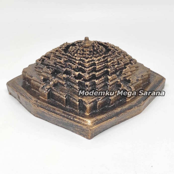 Hiasan Dekorasi Aquarium Aquascape Miniatur Candi Borobudur 13x13x5 cm
