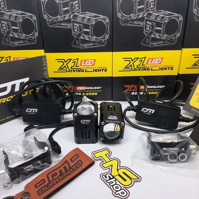 DUROMOTO X1 LAMPU LED 20 WATT FOGLAMP LAMPU TEMBAK MOTOR MOBIL  - X1 NEW