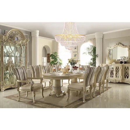 set meja makan mewah 8 kursi jati ukiran khas jepara