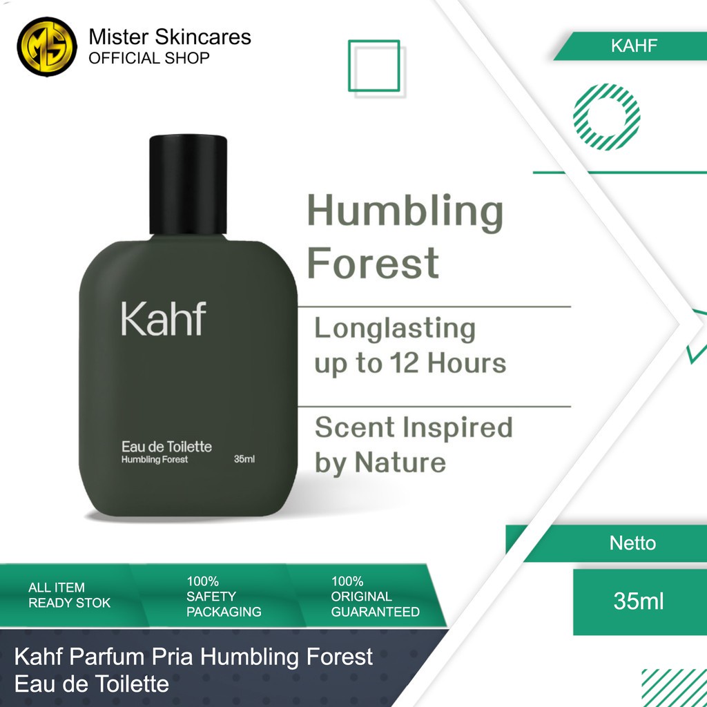 KAHF Parfum Humbling Forest EDT 35ml - Khaf Parfume Pria Cowok Murah Wangi Tahan Lama Original