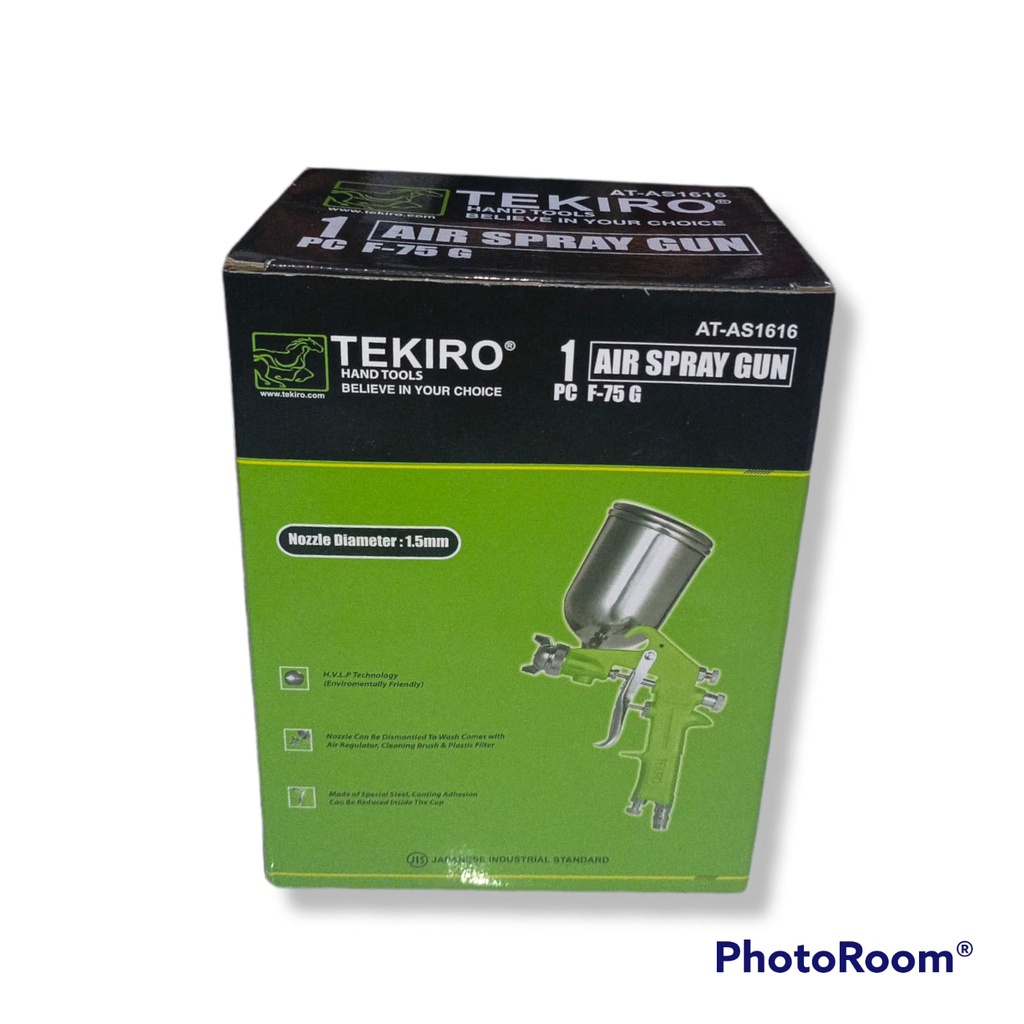 TEKIRO air spray GUN TEKIRO F75 G tabung ATAS CAT SEMPROT F 75 G TERSEDIA JUGA YUKIDO