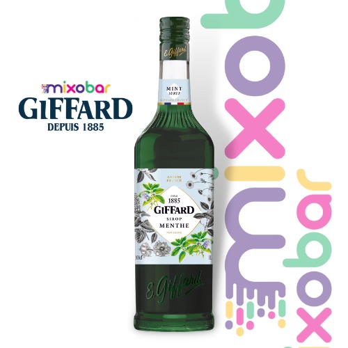 

Giffard Syrup Green Mint (Peppermint) 1000ml l Sirup Minuman