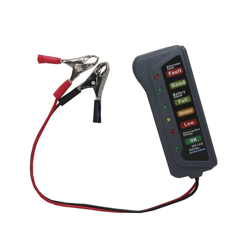 ELS Tester Baterai Digital Diagnostik Mobil 12V 6 LED - AHX-009 ( Mughnii )