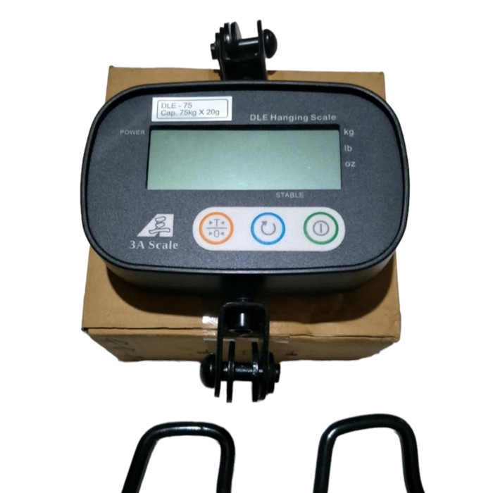 TIMBANGAN GANTUNG DLE 75KG/ CRANE SCALE/TIMBANGAN GANTUNG DIGITAL 75KG