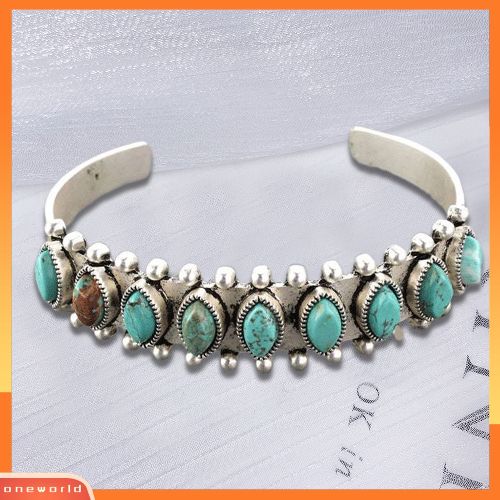 [ONE] Wanita Gelang Halus Mengukir Electroplating Unfading Pembukaan Aesthetic Hias Kepribadian Bohemian Terbuka Bangle Gelang Perhiasan Aksesori