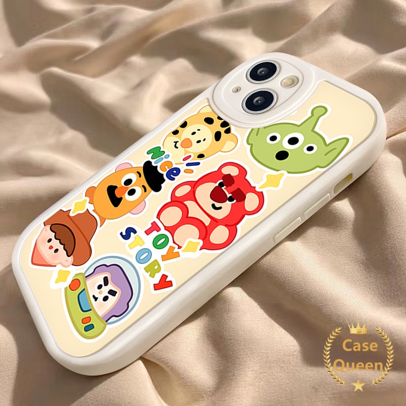 Cute Cartoon Toy Story Alien Casing for Infinix Smart 5 6 Hot 10s 10 10T 11s 9 11 Play Note 8 Hot 10s 11 11s 10 Lite 10T Cute Rose Red Strawberry Bear Lotso Shockproof Soft Case