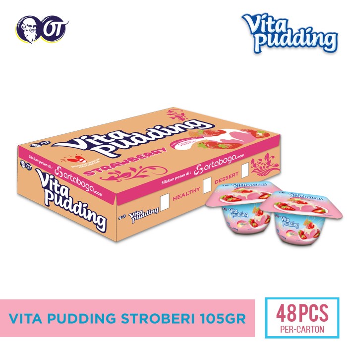 

Vita Pudding - Stroberi 105gr - [1 Karton Isi 48 Pcs]
