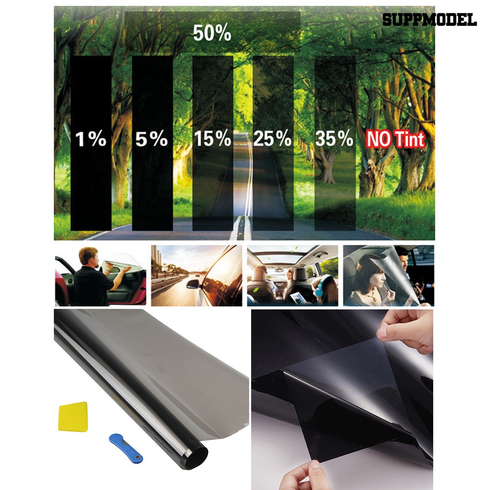 [SM Auto] Kaca Film Tint Kaca Mobil Hitam Stiker Otomatis Rumah Commercial Solar Protection