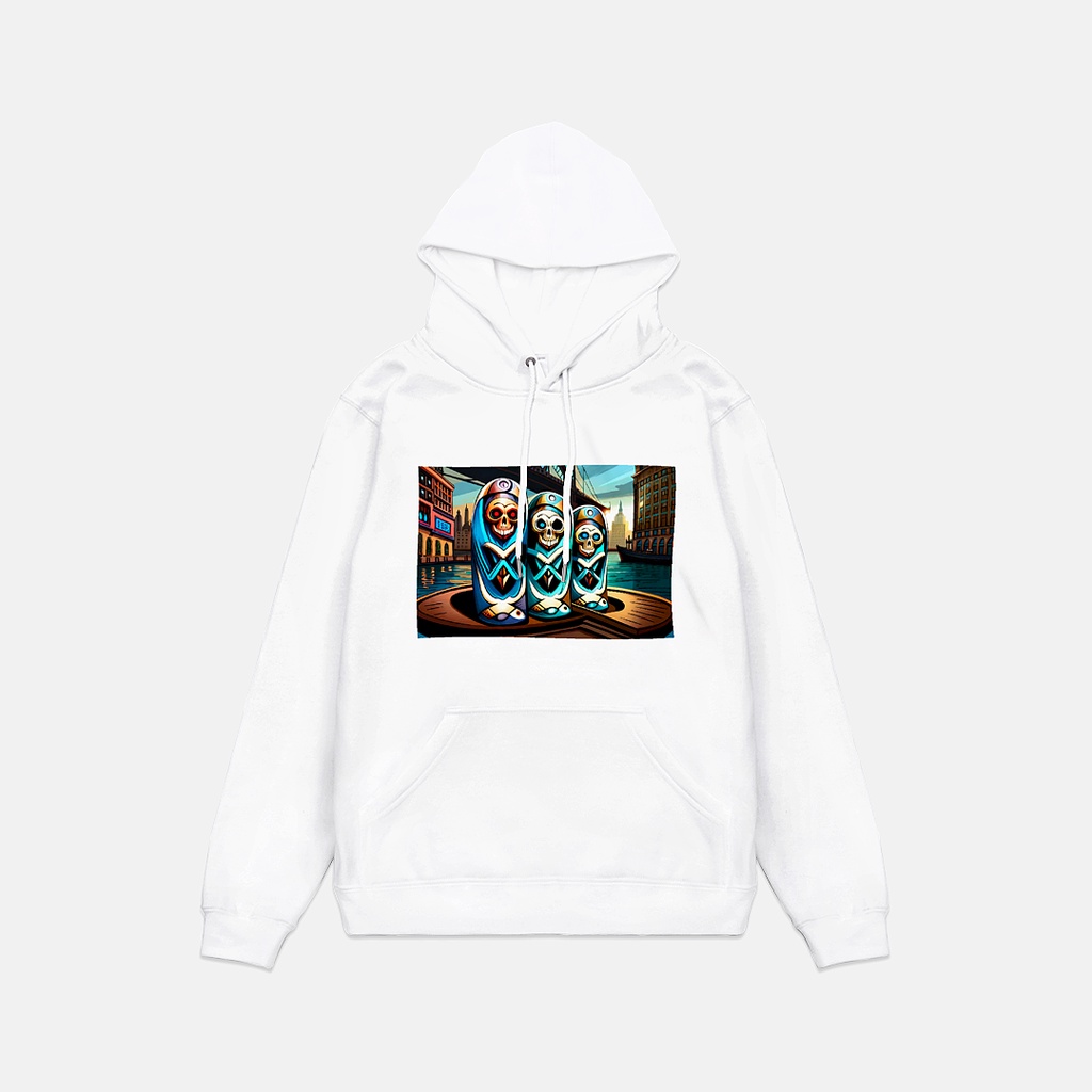 Pullover Hoodie Skeleton Agypt