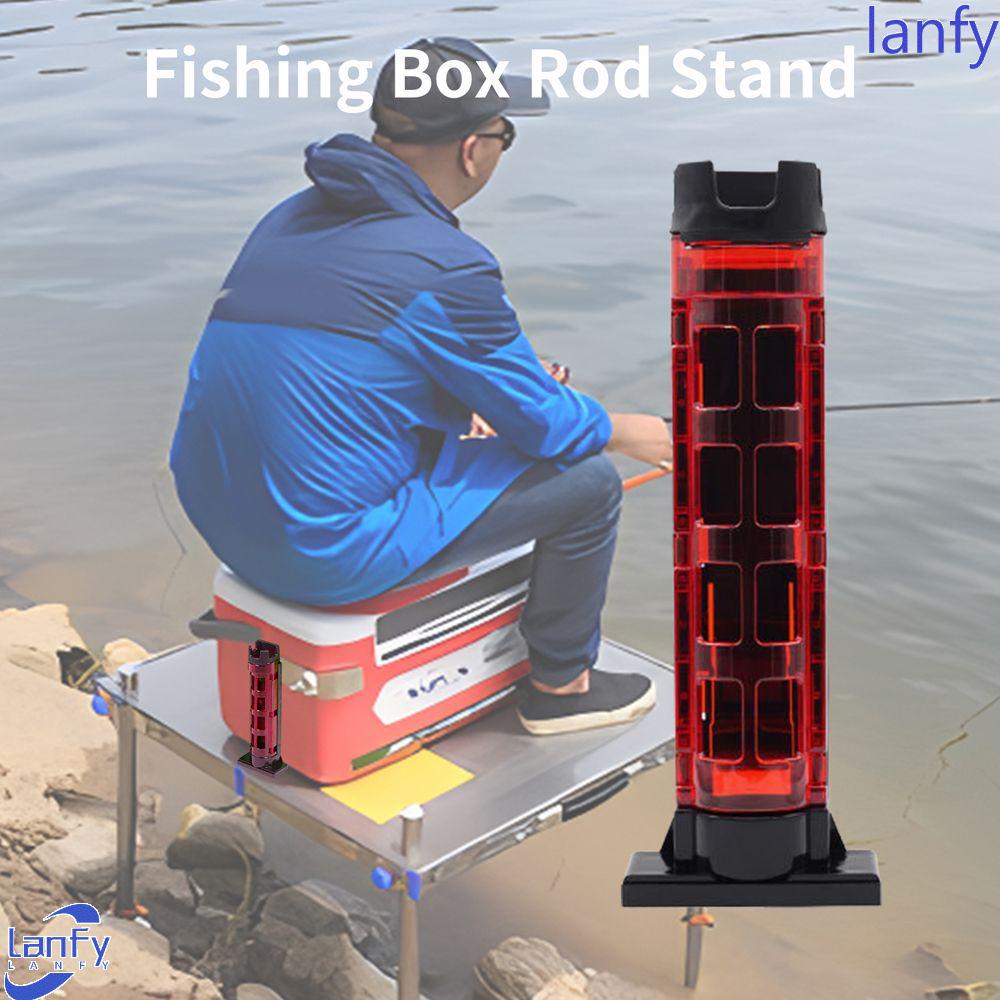 Lanfy Pancing Kotak Batang Berdiri Ember Universal Vertikal Perangkat Sisipan Tiang Aksesoris Tiang Tabung Berdiri Fishing Tackle Rakit Pancing Barel