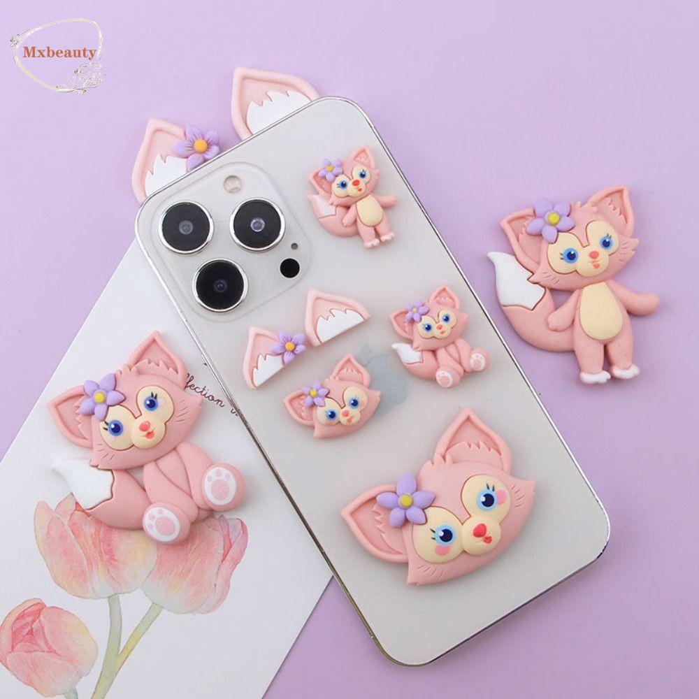 Mxbeauty Diy Resin Patch Lucu Kasus Ponsel Berlapis Resin Diy Membuat Bahan Buatan Tangan Diy Scrapbooking Phone Shell Patch Ungu Telinga Kecil Diy Kerajinan Tangan