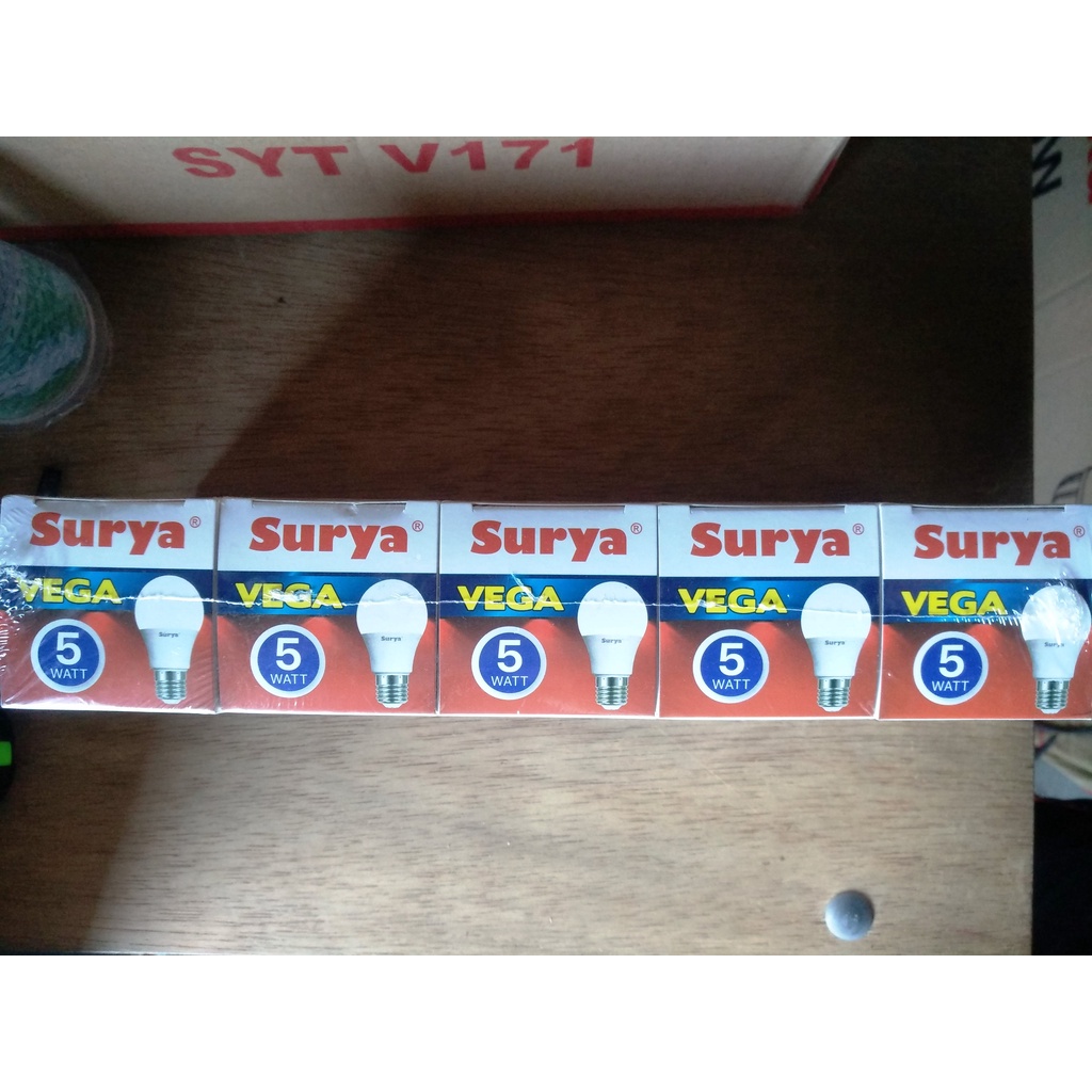 BOHLAM LAMPU LED SURYA VEGA 5 WATTA BLUB 5W TERMURAH