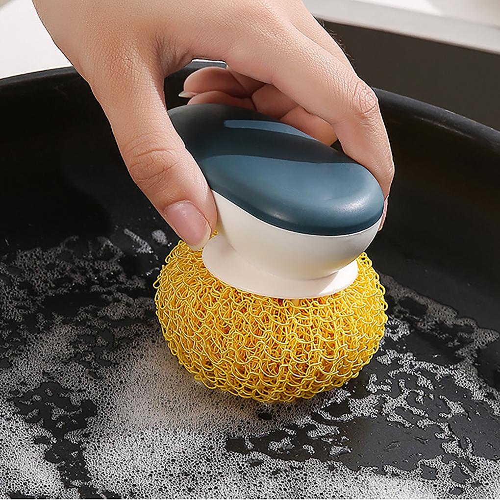 Filer Ball for Pan Scourer Brush Sikat Cuci Piring Peralatan Masak Scrubber Ball