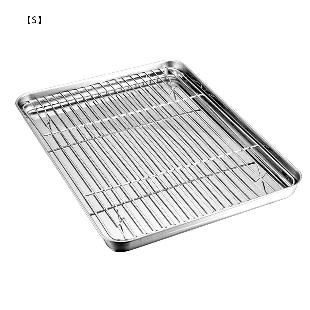 Rak Nampan Set Stainless Cooling Rack Anti Lengket Kue Dapur Cupcake Alat Baking