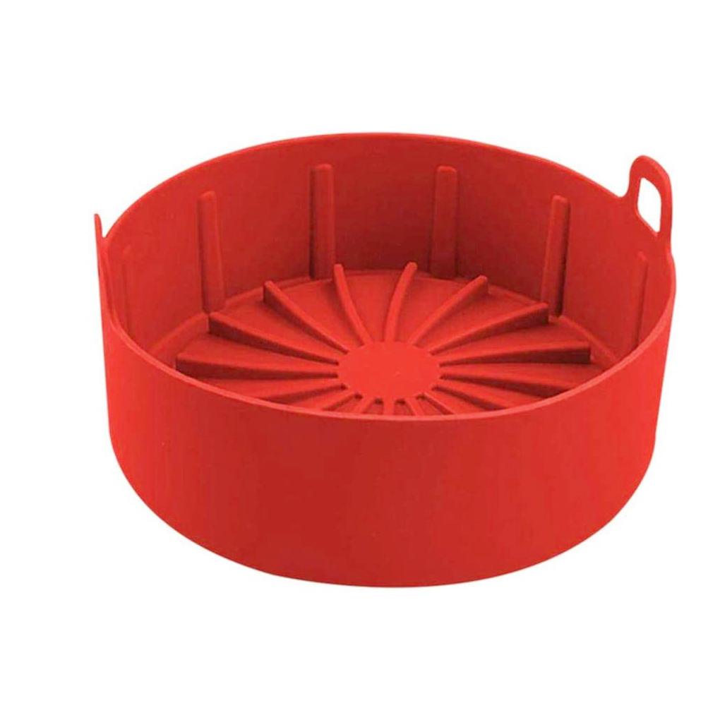 Silicone Pan Bread Cake Mat Multifungsi Air Fryer Keranjang Aksesoris Roti Kue Pizza Microwave Baking Basket Pot Mat