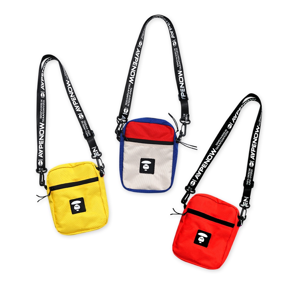 Aape by A Bathing Ape Logo Patch Shoulder Bag