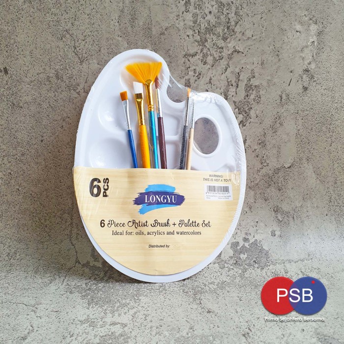 

Kuas Palet Lukis Set / Paket Lukis / Art Brush Set - Set A