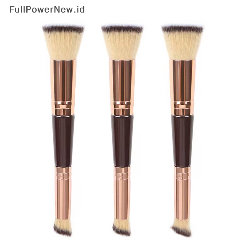 Power 1Pcs Double-Ended Makeup Brush Foundation Concealer Brush Alat Kecantikan ID