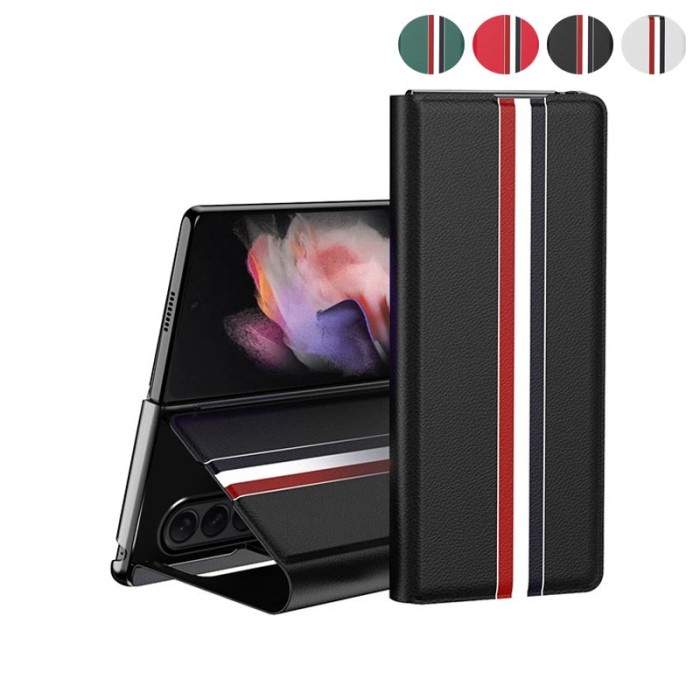 FLIP CASE LEATHER SAMSUNG Z FOLD 2 Z FOLD 3 Z FOLD 4 -BC11