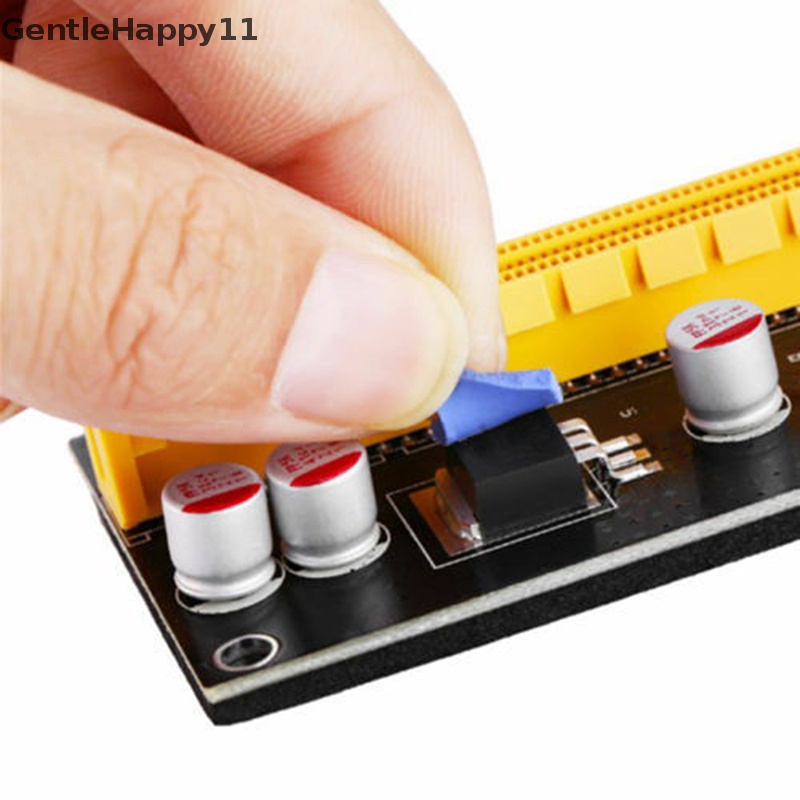 Gentlehappy Biru 100mmx100mmx1mm GPU CPU Heatsink Pendingin Thermal Conductive Silicone Pad id