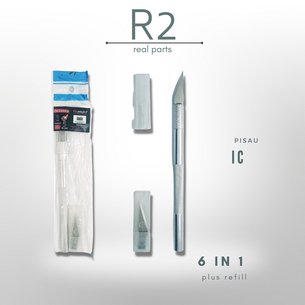 

Pisau IC Service Handphone Ukir Cutting Lem OCA 6 in 1 Precision Knife