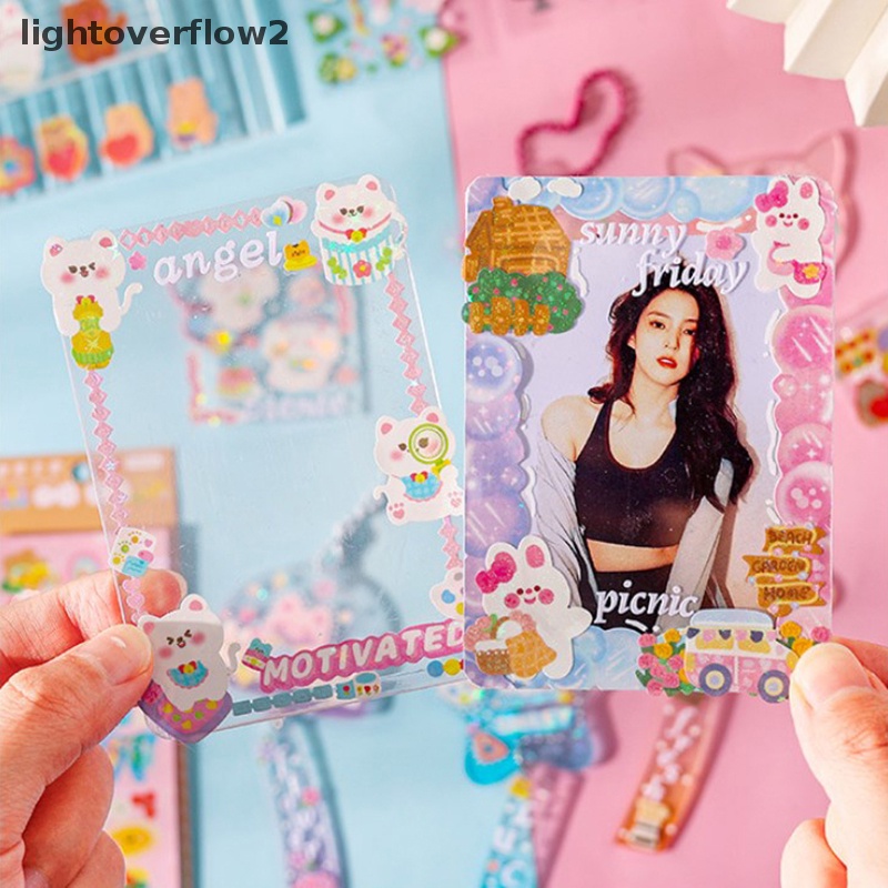 [lightoverflow2] 10lembar Stiker Jurnal Flora Junk Dekorasi Bahan Scrapbooking Alat Tulis Kpop Korea Postcards Sticker [ID]