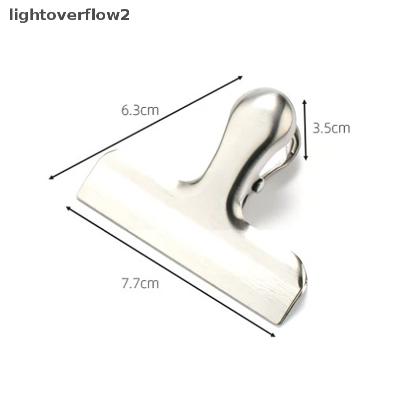 [lightoverflow2] Pretty Binder Spring Clips Metal Clip Kertas Alat Tulis Perlengkapan Kantor Sekolah [ID]