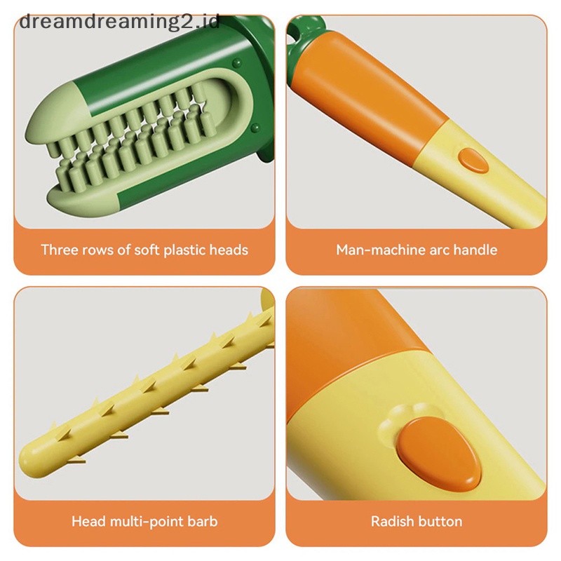 (drea) Sikat Pembersih 3in1 Cup Scrubber Gagang Panjang Lazy Bottles Brush Sikat Cuci//