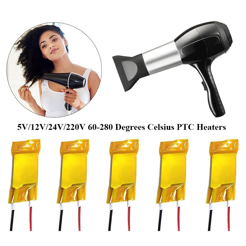 Populer Celcius PTC Pemanas Mesin Tetas Unggas Baru 5V/12V/24V/220V Aksesoris Pengering Rambut
