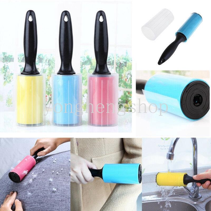 Lint Roller Washable Reusable Sticky Dust Wiper Cleaner Pakaian Pembersih Bulu Hewan Peliharaan Sikat Pembersih Bulu Sofa Rumah Tangga