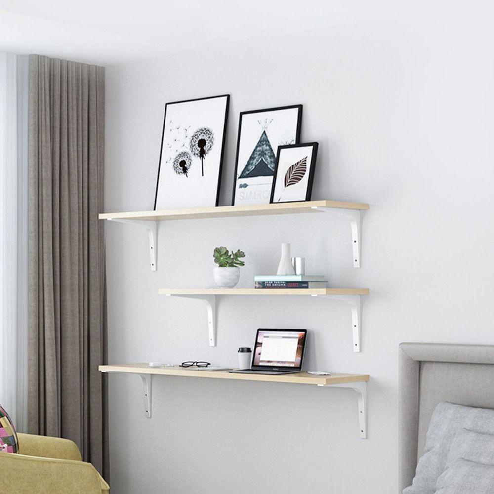Bracket Sudut Kanan Populer Penyangga Rak Concealed Holder Furniture Multi Fungsi