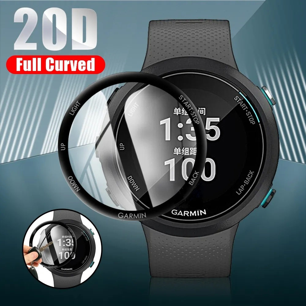 Full Coverage HD Film Bening 20D PMMA Watch Screen Protector High Quality Anti-fingerprint Composite Film Fleksibel Anti Gores Film Pelindung Untuk Garmin Forerunner 265 265S