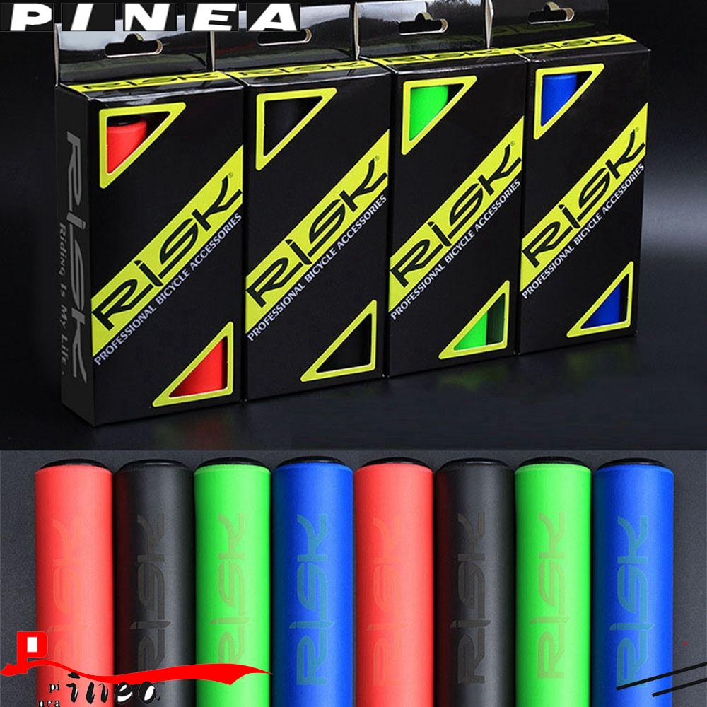 Nanas 1pasang Stang Grip Kualitas Tinggi Lembut MTB Ultra-Ringan Anti Slip Sepeda Silica Gel