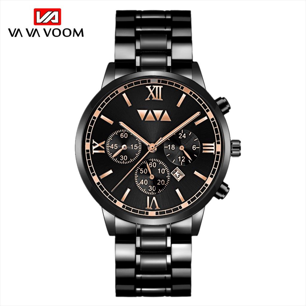 Jam Tangan Pria VAVA VOOM 2142 / 8226 Tahan Air Stainlees Steel Anti Karat Premium Original