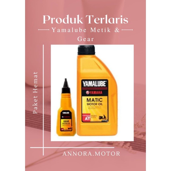 Oli motor Matic / Oli Yamalube matic / Paket Suhe (Super Hemat) OLi Yamalube matic 800ml + oli gear 